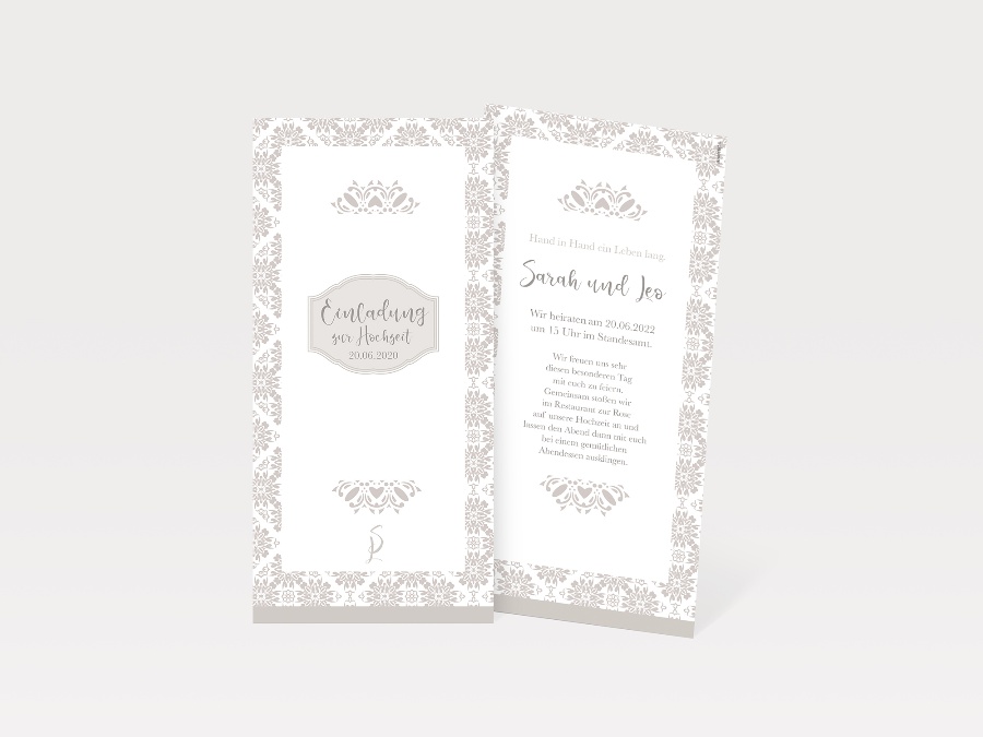 Hochzeit | Hochzeitseinladung | Sarah & Leo