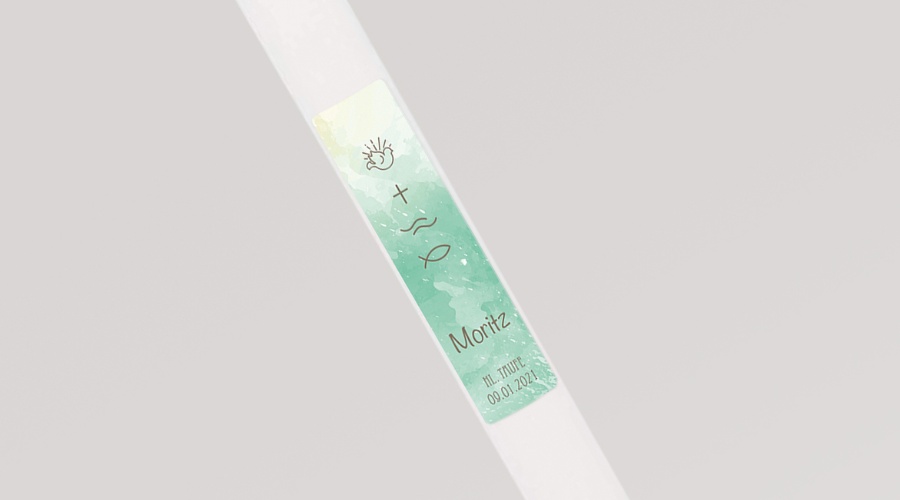 Taufe | Taufkerze | Taufe Junge_Moritz