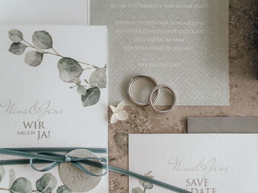 Hochzeit | Gesamte grafische Linie | Nina & Jens