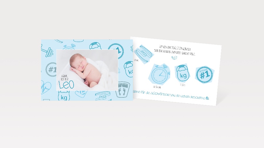Geburt | Karte zur Geburt | Karte Geburt_Leo