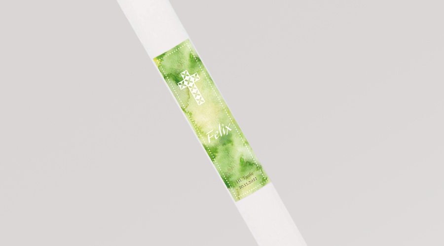 Taufe | Taufkerze | Taufkerze Junge_Felix