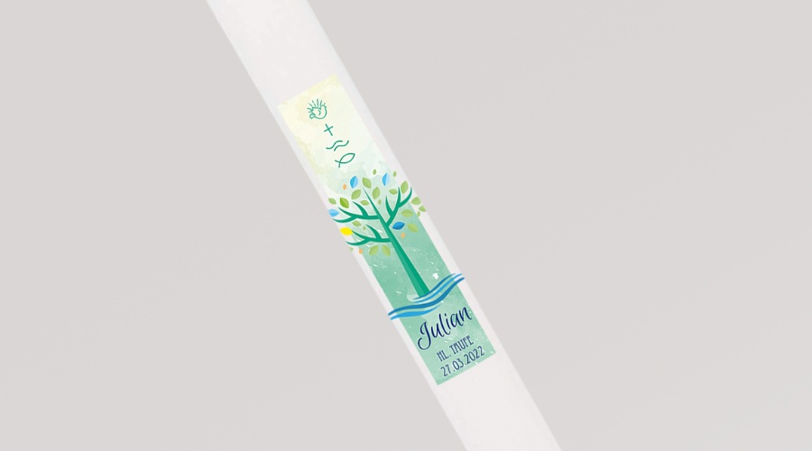 Taufe | Taufkerze | Taufkerze Junge_Julian