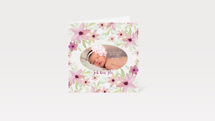 Karte | Geburt | Karte Geburt Lola